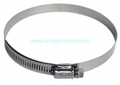 815504372 Хомут для гофры MERCRUISER 3.0/4.3/5.7/7.4L Alpha One Gen II/Bravo I/II/III, ?98-127мм, нержавеющая сталь OEM: 54-31765 (Quicksilver)