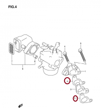 Прокладка впускной трубки Suzuki 13119-97J00-000