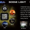 Светодиодная фара Aurora ALO-E-2-E12KR 9V-36V 12W