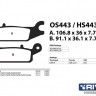 Тормозные колодки YAMAHA - OS443