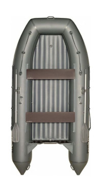 Надувная лодка ПВХ, Адмирал 380 НДНД, серый