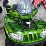 Ветровое стекло с панелью Arctic Cat Красное