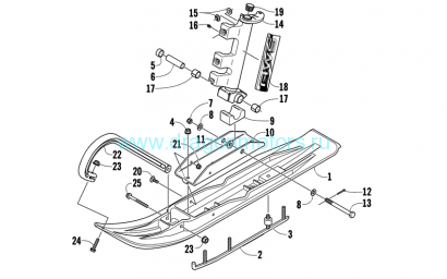 Наклейка Arctic Cat 6611-547