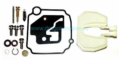 802706A1 Рем.комплект карбюратора для MERCURY 8-15 4-Stroke OEM: 18-7738, 66M-W0093-01 (Quicksilver)