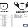 Тормозные колодки YAMAHA, STELS - OS083