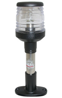 Клотиковый навигационный огонь на стойке, 200 мм, черный корпус (10236374)