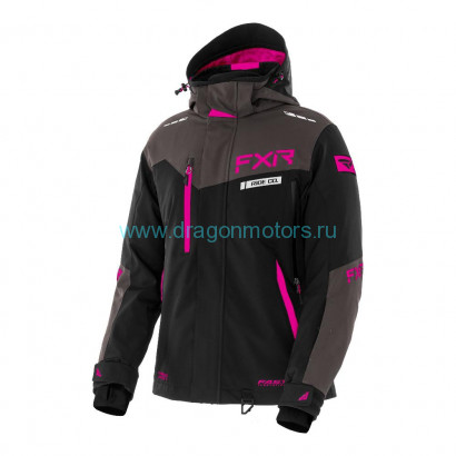 Куртка FXR Renegade FX с утеплителем - Black/Char/Fuchsia