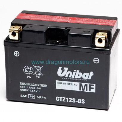 UNIBAT Аккумулятор YTZ12S, BMCTZ12SBSU