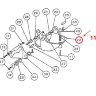 Заслонка переключения скорости водомётной насадки DT30-40/DF40A-60A