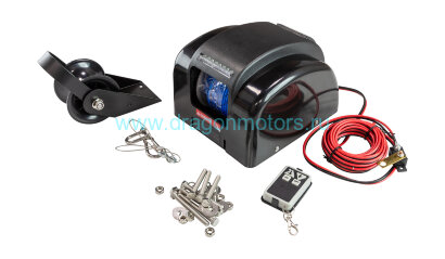 Лебедка якорная autoTRAC BigWater 45, RC,(alum) (AL005BW45RC)