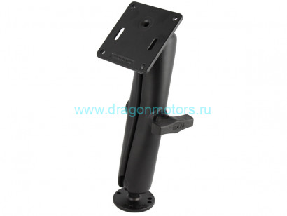 RAM-101U-D-2461 универсальное крепление RAM VESA 75x75 мм, длинная муфта 23 см, шары 38 мм (1,5)