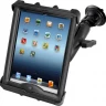 RAM-166-TAB17U авто крепление RAM для Apple iPad 1-4 в чехлах Lifeproof и др.  муфта 140мм, шары 38мм