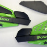 Ветровые щитки для квадроцикла "PowerMadd" Серия STAR, зеленый/черный