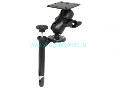 RAM-VBD-SW1-AES1 RAM 8-дюймовый верхний полюс с двойной шаровой опорой и пластиной VESA 100x100 мм
