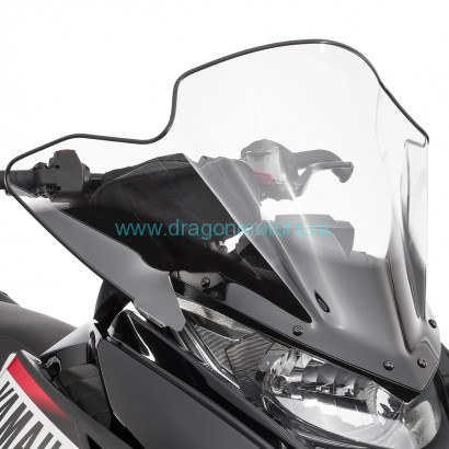 Стекло ветровое для снегоода Yamaha SR VIPER (прозрачное среднее) - SMA-8JP96-20-00
