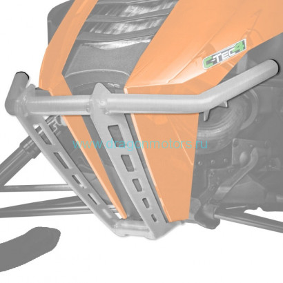 Бампер для снегохода Arctic Cat ProCross (шлифованный)