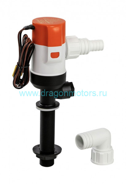 Аэратор вертикальный 12 В, 800 GPH ( 3028,3 л/час), SeaFlo