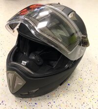 Шлем CKX TRANZ E с электроподогревом черный, матовый 