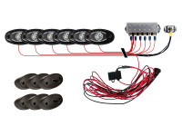Rock Light Kit- Красный цвет свечения (6 модулей подсветки + блок управления)