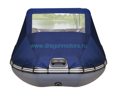 Тент носовой для лодки 300-320, Патриот, серый