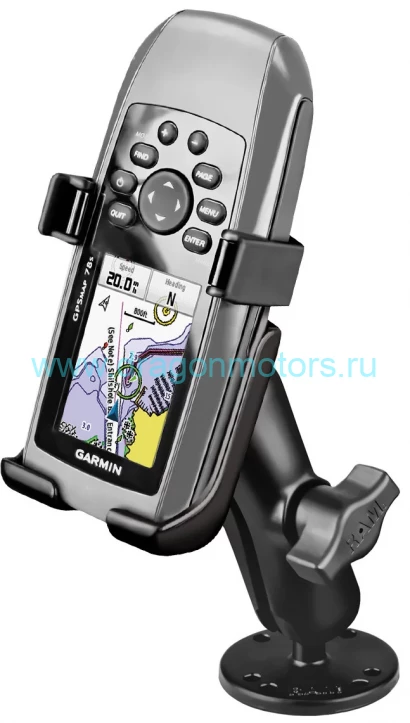RAM-B-138-GA40 крепление RAM для Garmin GPSMAP 78, 78s  и  78sc, муфта 95 мм, круглое основание