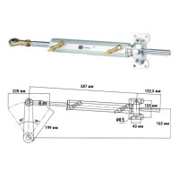 Гидроцилиндр алюминиевый 215 куб.см