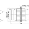 Вентилятор электрический 12V, 10А, 6500 л/мин