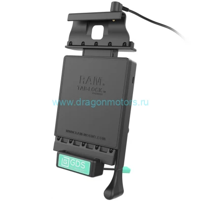 RAM-GDS-DOCKL-V2-SAM12-AUD1U Автомобильная док-станция GDS с аудиокабелем для Samsung Tab 4 8.0