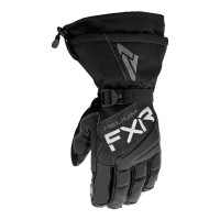 Перчатки FXR Hybrid Helium Leather Gauntlet с утеплителем Black