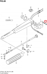 Болт (8x30) Suzuki 09116-08151-000