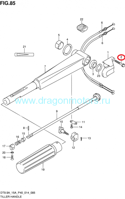 Болт (8x30) Suzuki 09116-08151-000