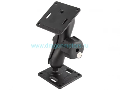 RAM-102LU-2461 крепление RAM, 2 площадки VESA 75 мм, муфта 140 мм, замок с ключом, шары 38 мм (1,5)