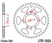 JT звезда задняя JTR1825.42