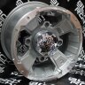 ДИСК ДЛЯ КВАДРОЦИКЛА CARLISLE BLACK-ROCK INTRUDER 4/156 5+2 12X7 (Серебряный)