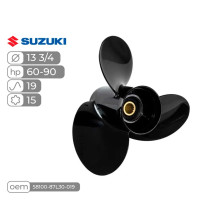 Винт гребной  Skipper для Suzuki 60-90HP алюминиевый, диаметр - 13 3/4", шаг 19"