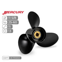 Винт гребной  Skipper для Mercury 25-60HP алюминиевый, диаметр - 11 5/8", шаг 11"