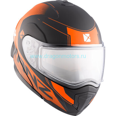 CKX Шлем TRANZ 1,5 Ams  Caliber Matt orange
