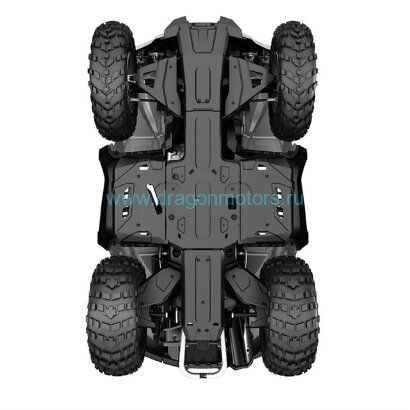 Пластиковая защита продольных рычагов HMWPE BRP G2 715002925