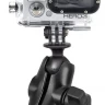 RAM-B-138-A-GOP1U крепление RAM камер GoPro на плоскую поверхность, круглая площадка, муфта 60 мм