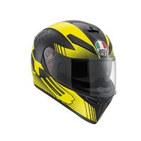 Шлем AGV K-3 SV MULTI - GLIMPSE BLACK METAL/YELLOW