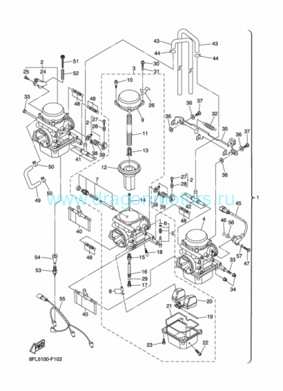 Поплавок карбюратора Yamaha VK 10 - 8ES-14985-00-00