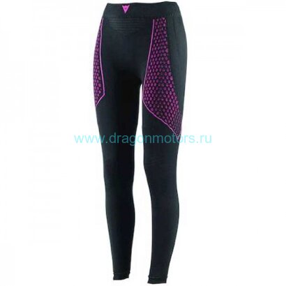 Термобрюки женские DAINESE D-CORE THERMO PANT L - BLACK/FUCHSIA