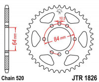 JT звезда задняя JTR1826.40