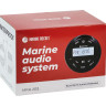 Морская магнитола MRH-833, серебристый ободок, Marine Rocket