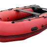 Надувная лодка ПВХ, Хантер 420 Про НДНД, красный/черный