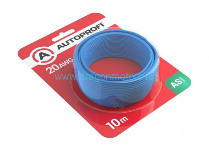 Провод монтажный низковольтный 0,5 мм2 /20AWG синий,10 м - APW 203