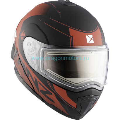 CKX Шлем TRANZ 1,5 Ams  Caliber Matt red