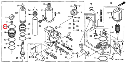 O-RING, 2.0X52.5 (Уплотнительное кольцо, 2.0X52.5)