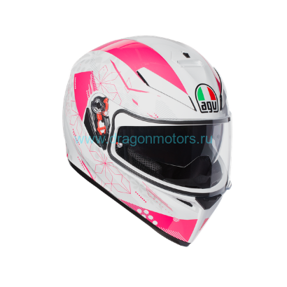 Шлем AGV K-3 SV MULTI - IZUMI WHITE/PINK