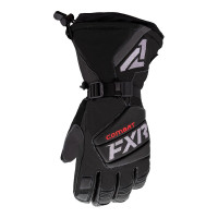 Перчатки FXR Leather Gauntlet с утеплителем - Black